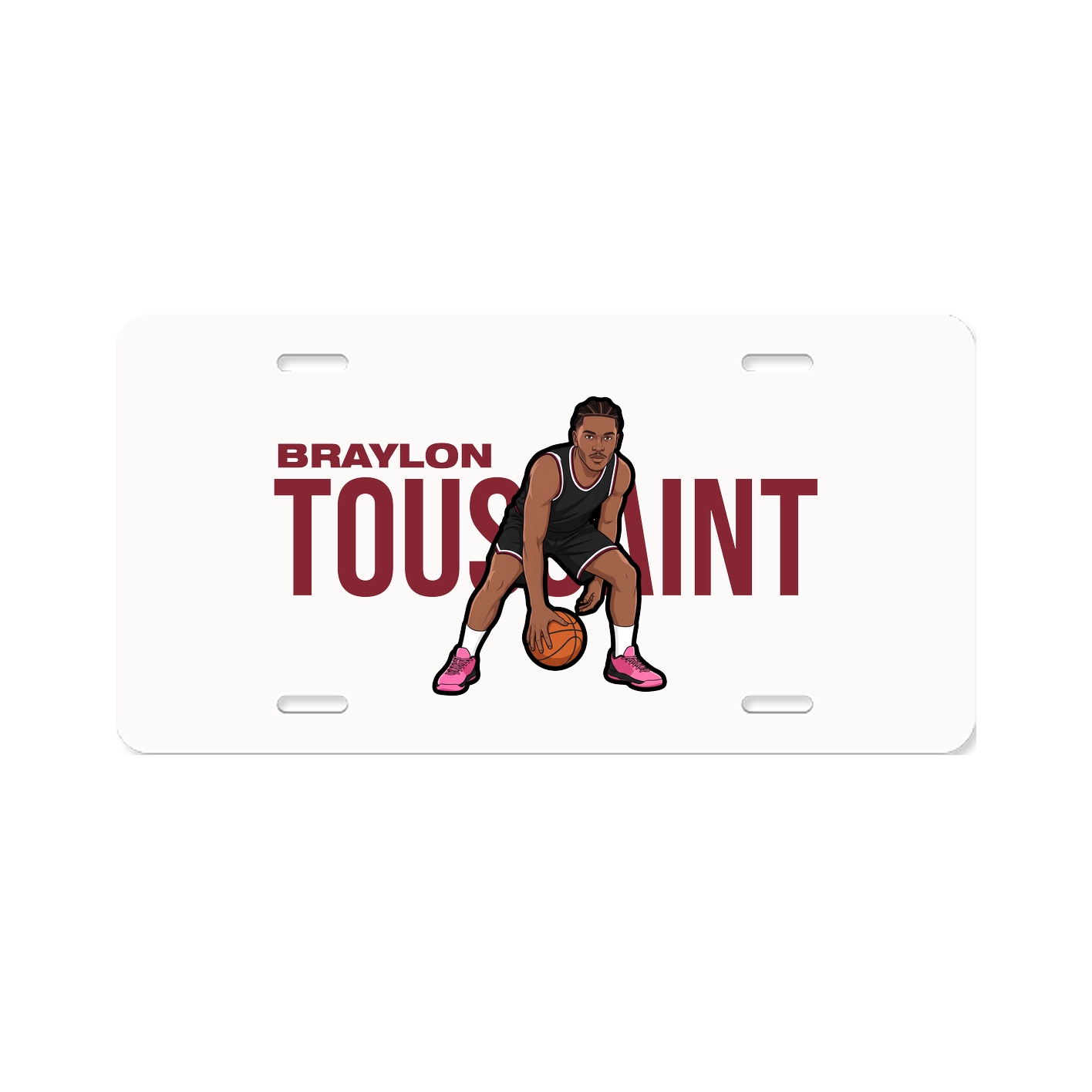 License Plate — Player Name in Classic