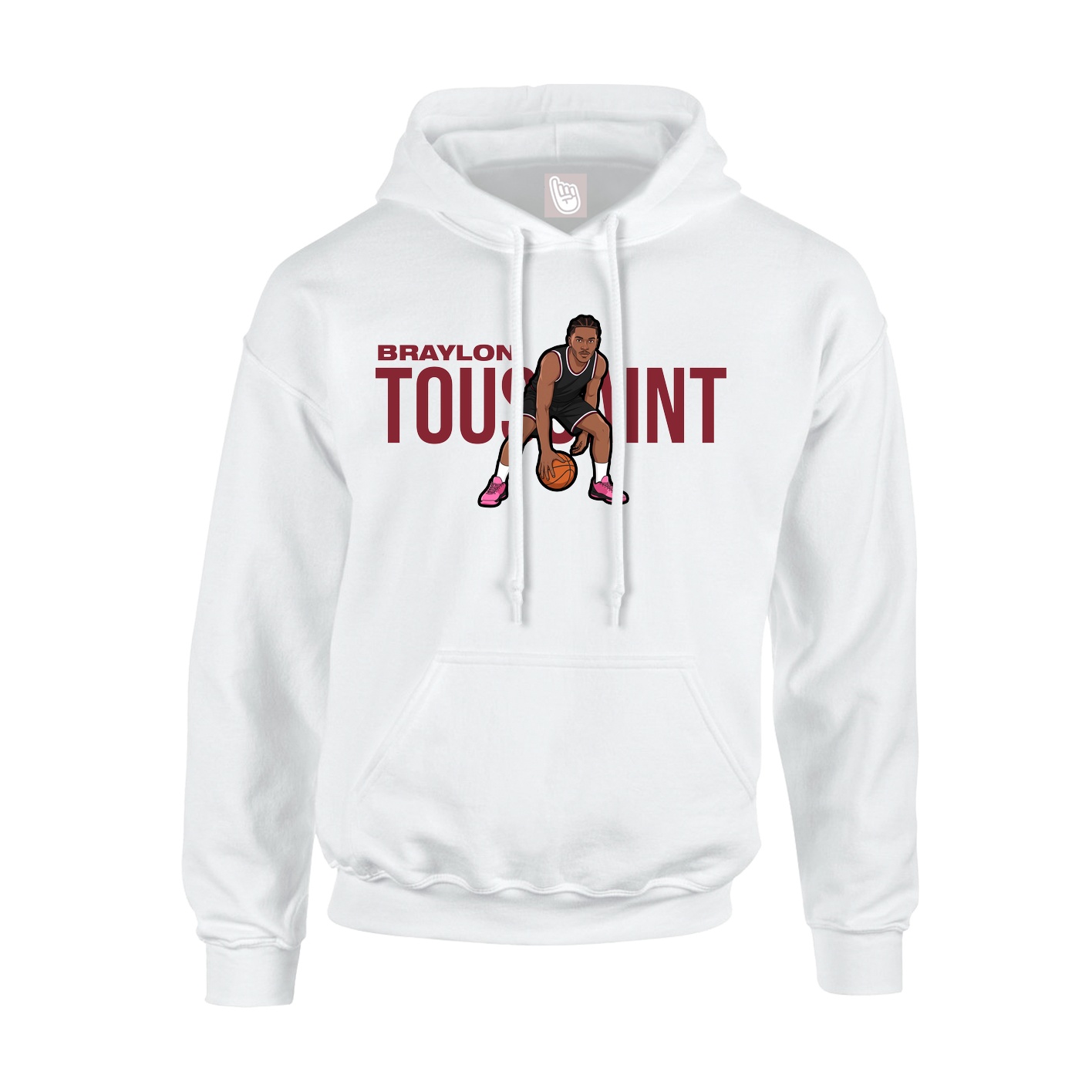 Hoodie — Player Name in White