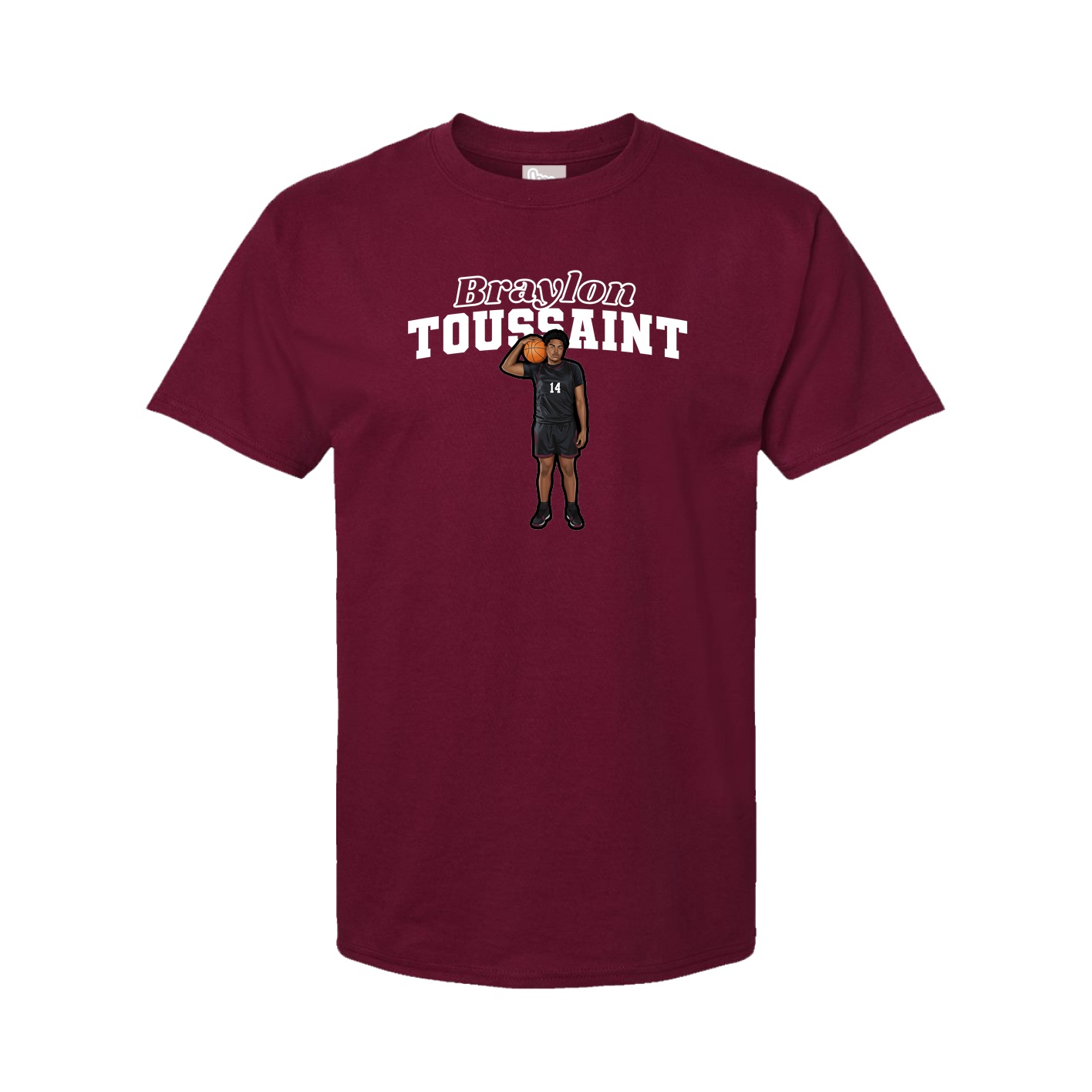 Youth Tee — Name Arch in Cardinal
