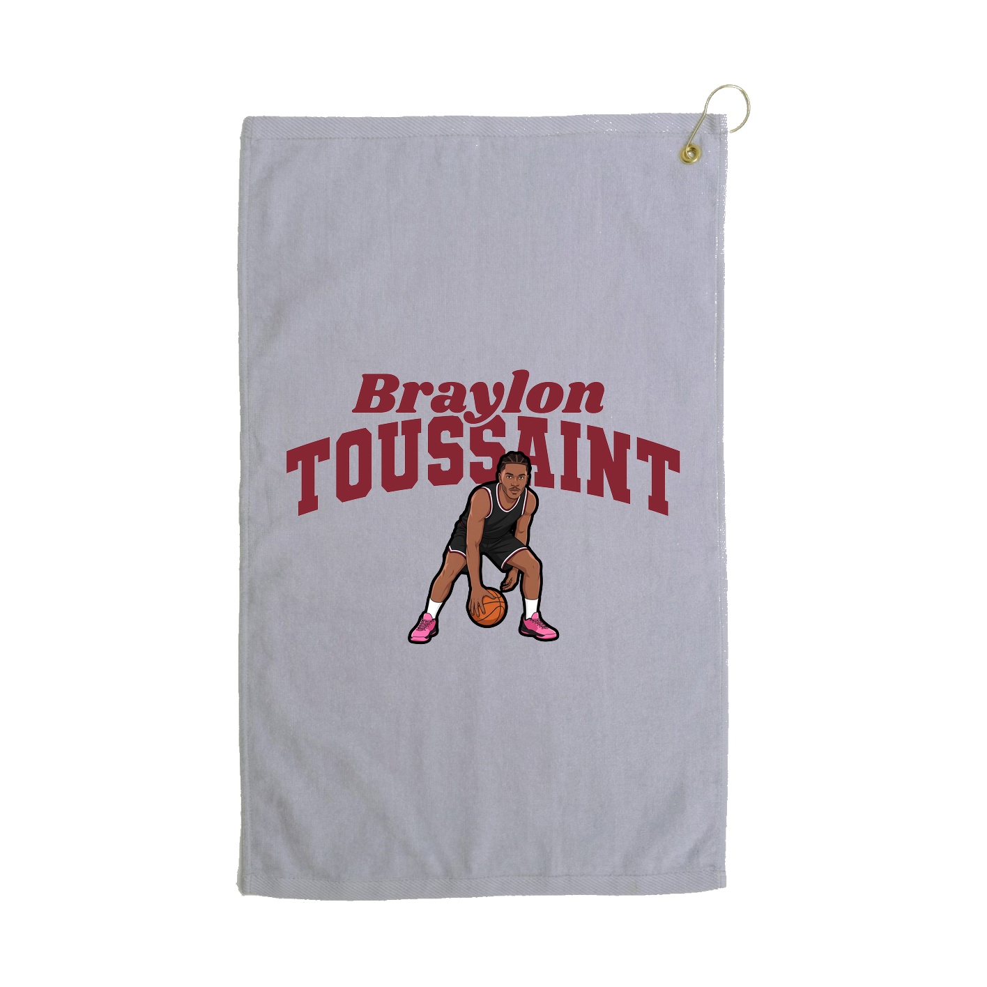 Golf Towel — Signature Arch in Grey
