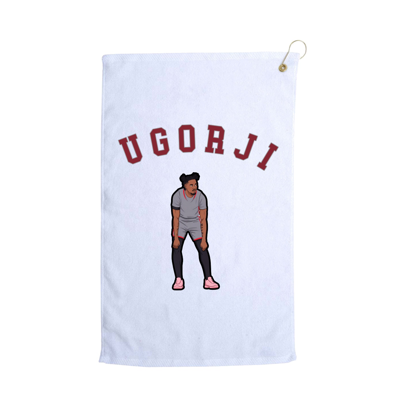 Golf Towel — Shirsey Arch in White
