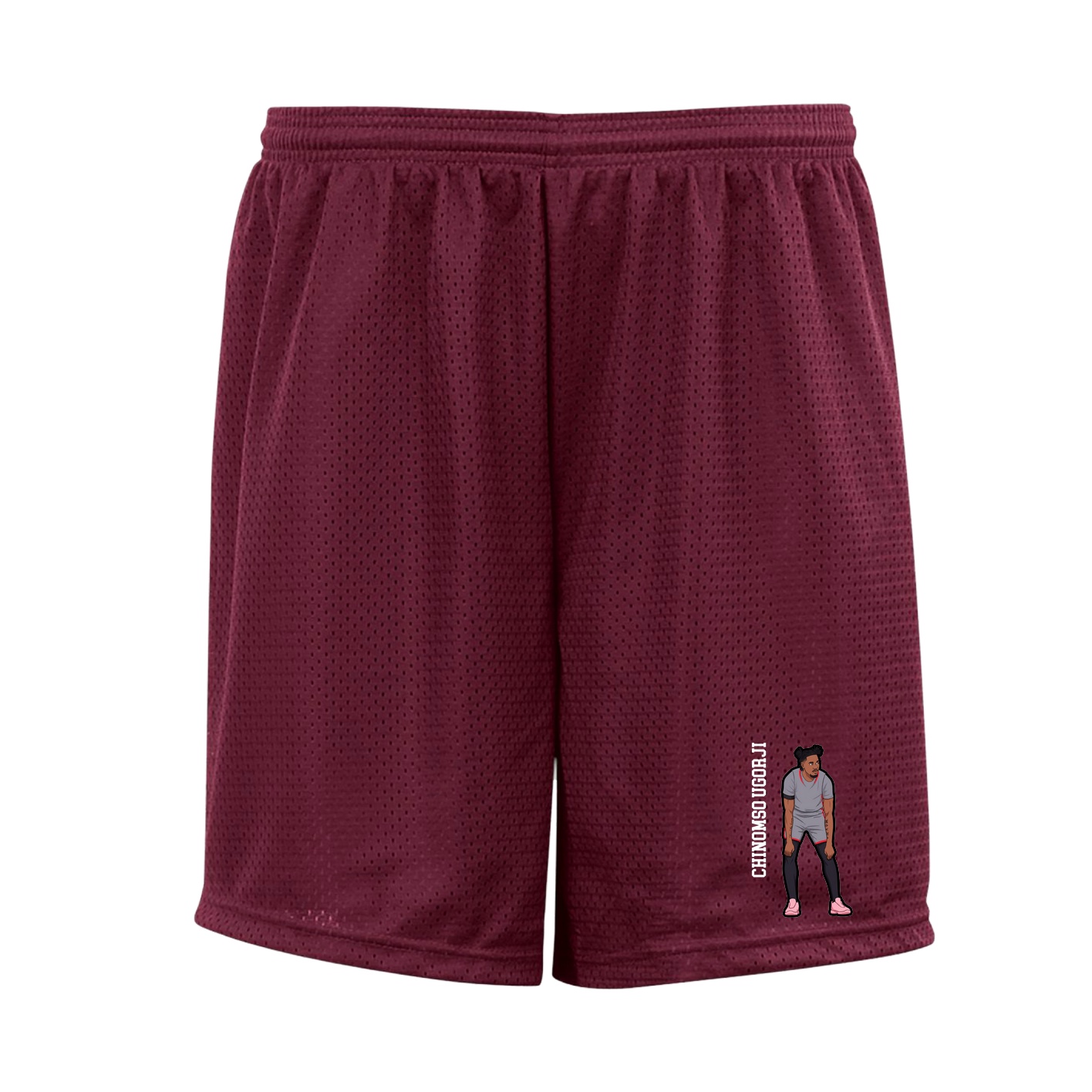 Shorts — Name Vertical in Cardinal