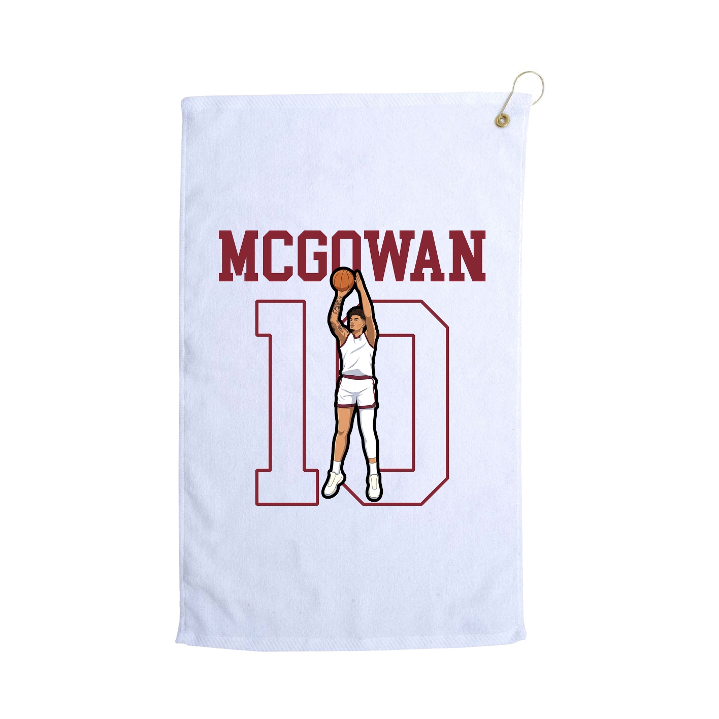 Golf Towel — Shirsey in White