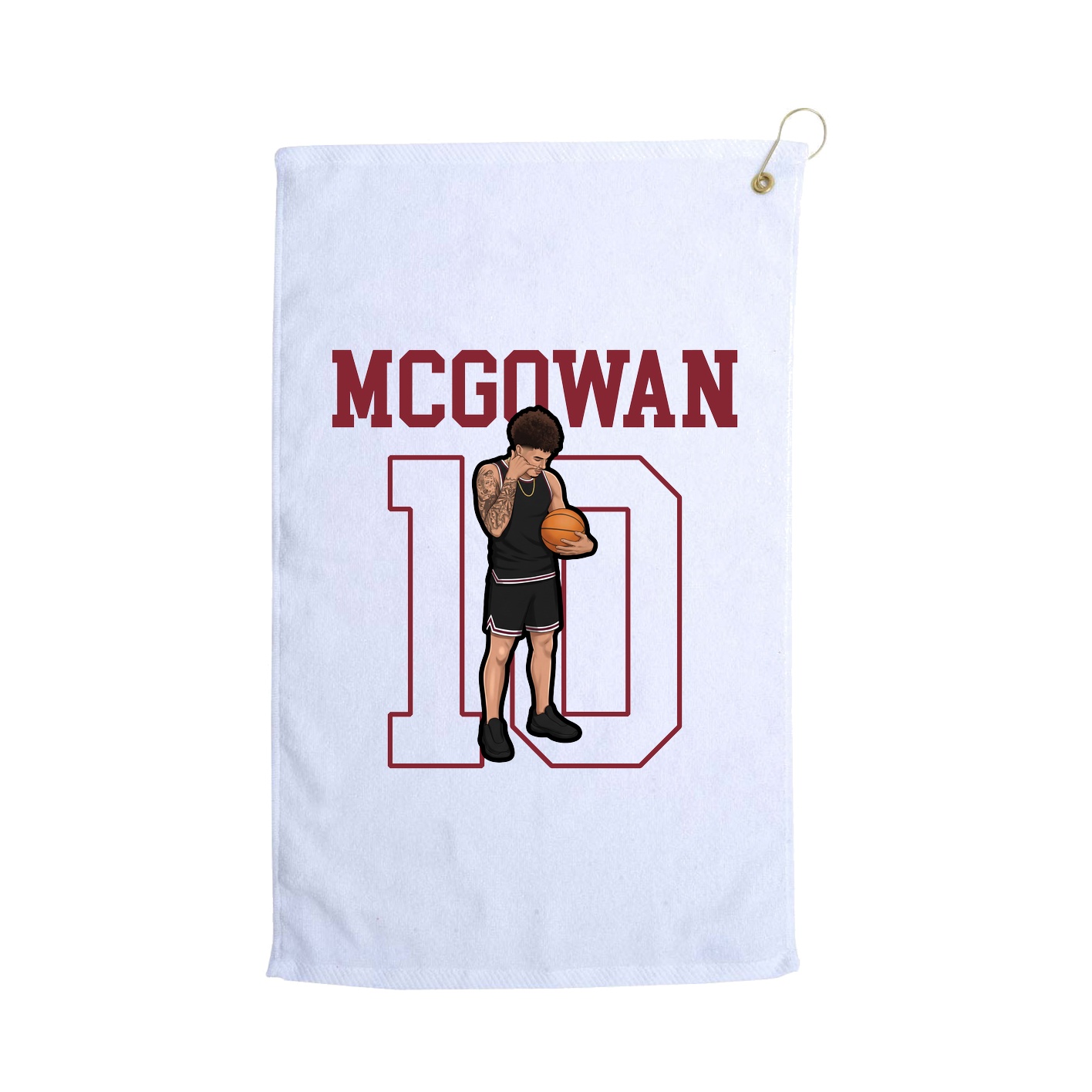 Golf Towel — Shirsey in White