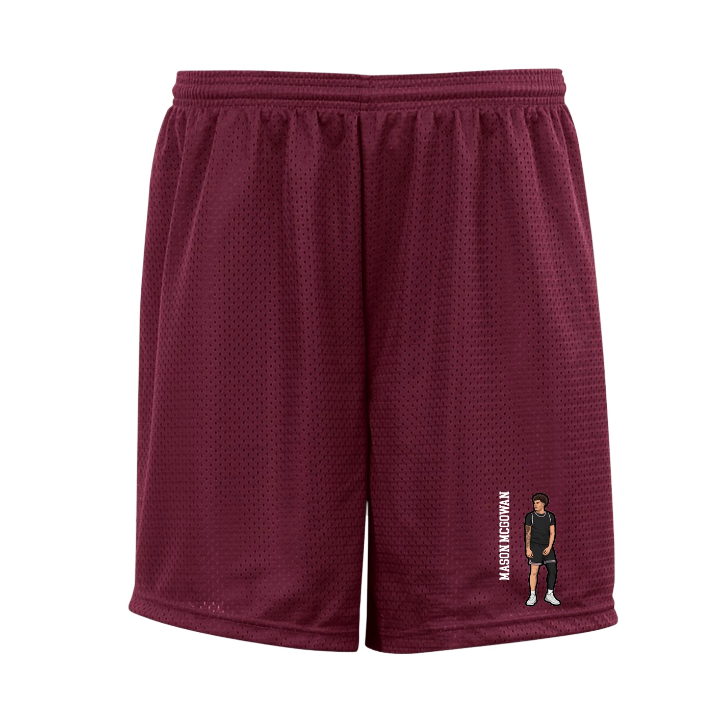 Shorts — Name Vertical in Cardinal