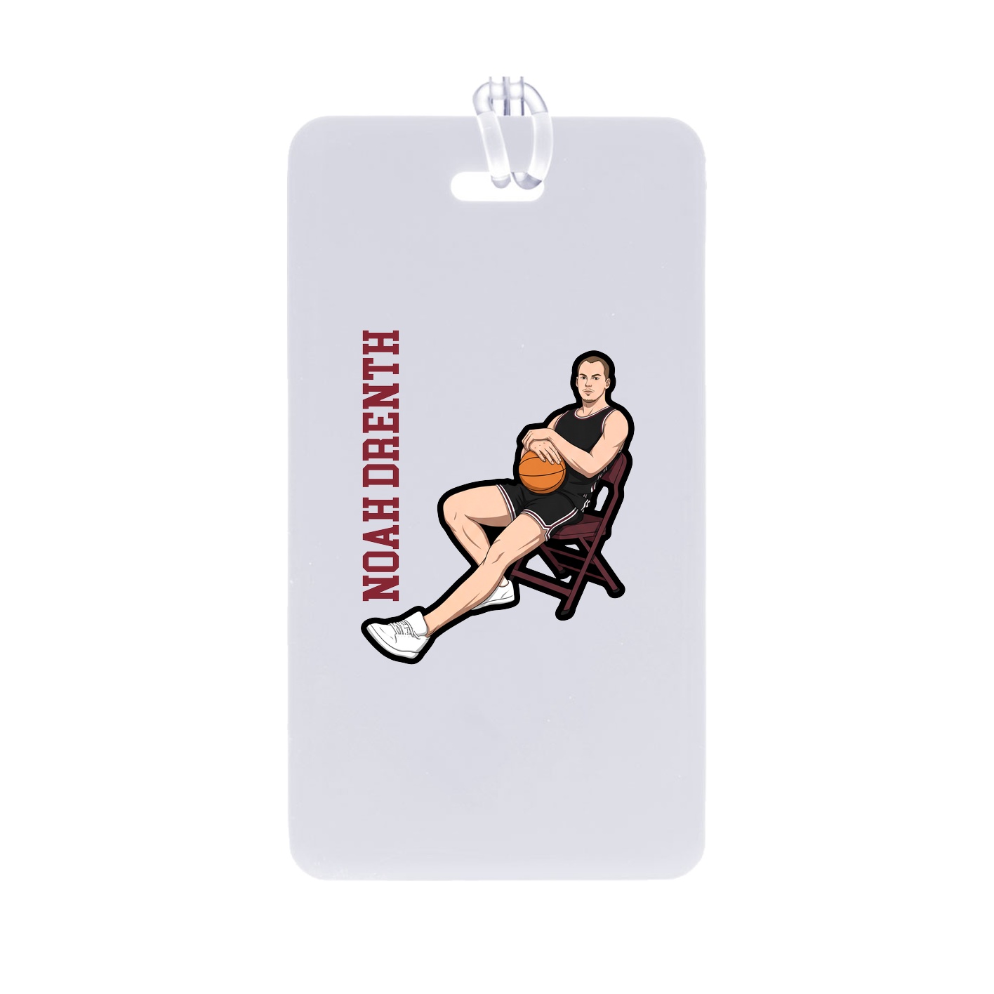 Bag Tag — Name Vertical in Classic