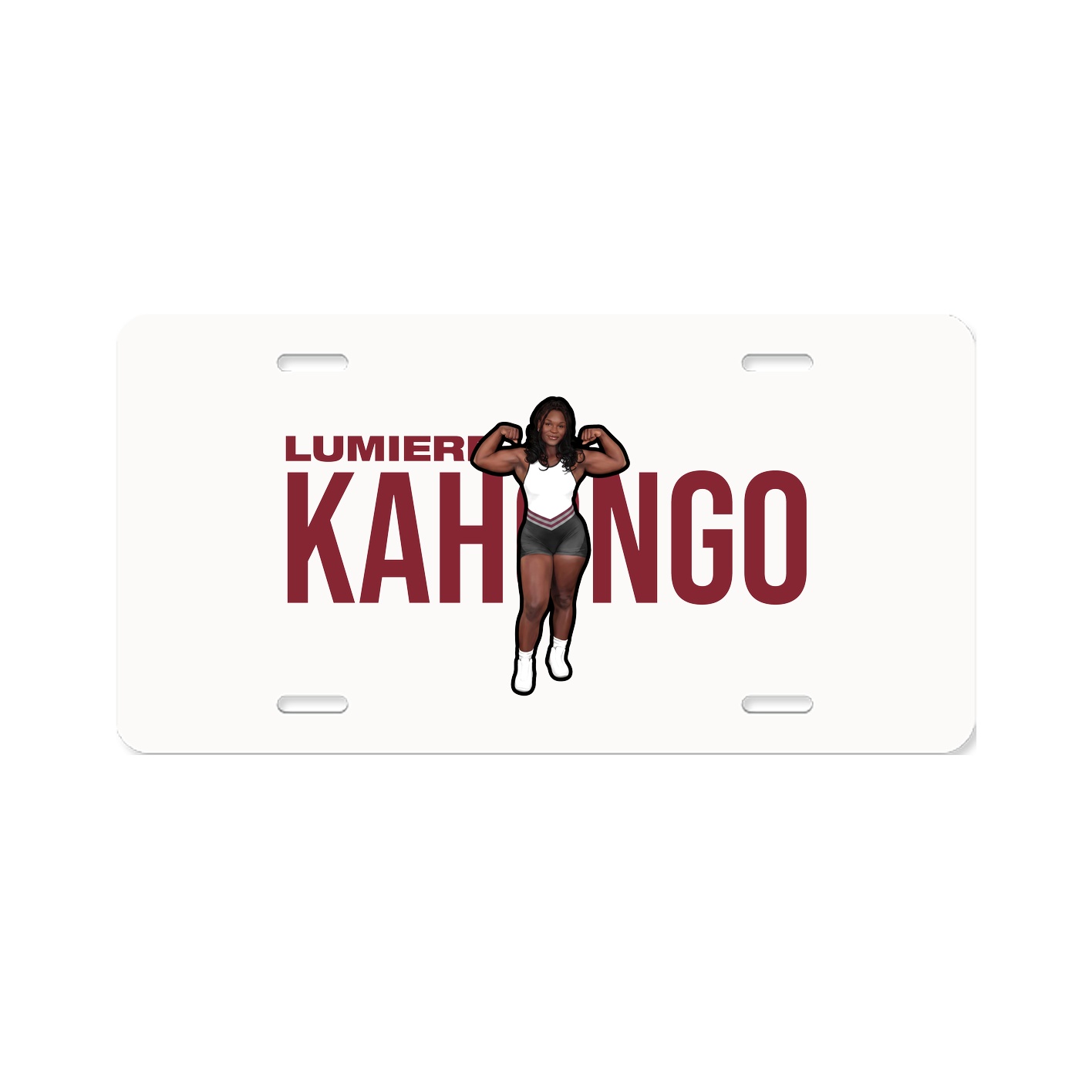 License Plate — Player Name in Classic