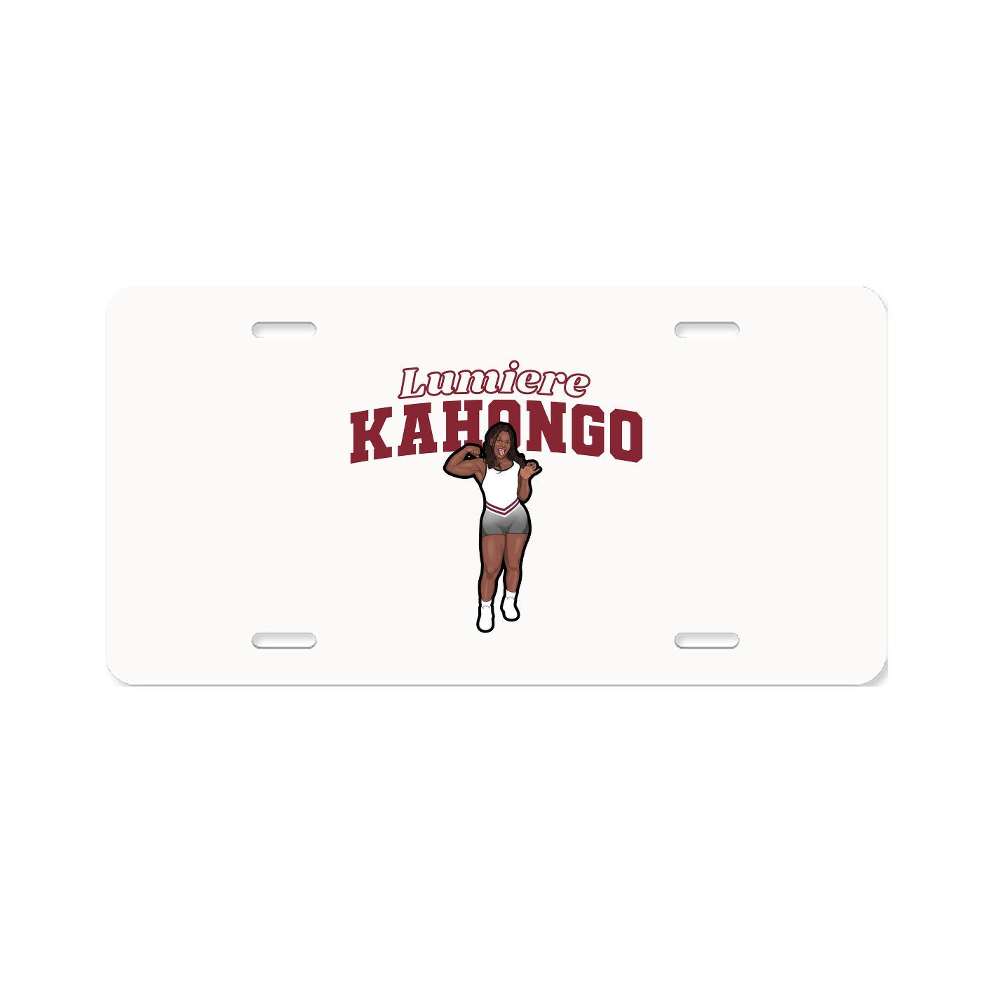 License Plate — Name Arch in Classic
