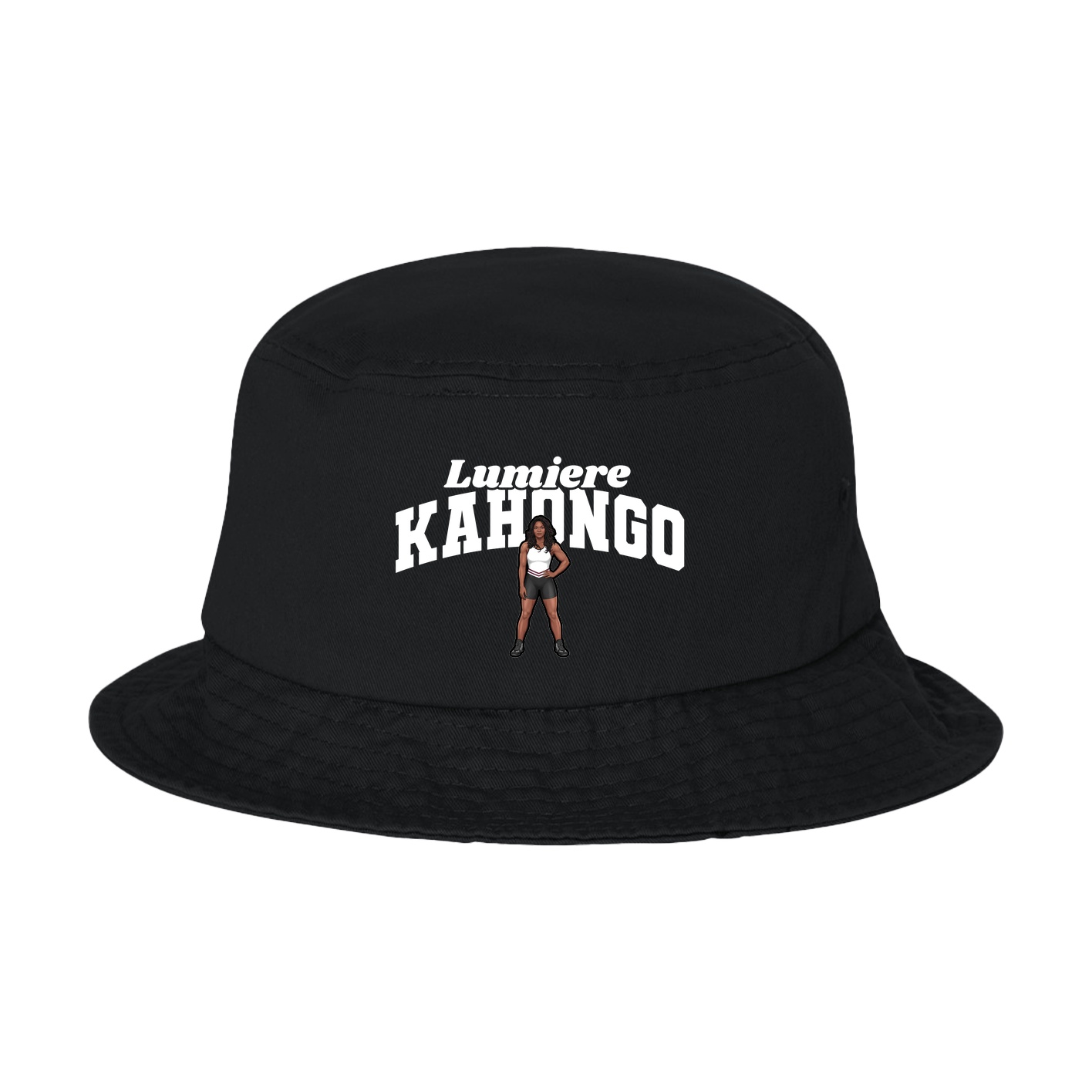 Bucket Cap — Signature Arch in Black