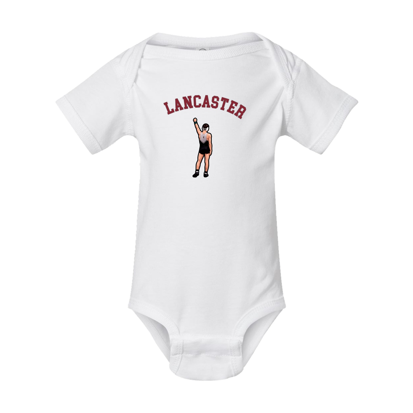 Baby Onesie — Shirsey Arch in White