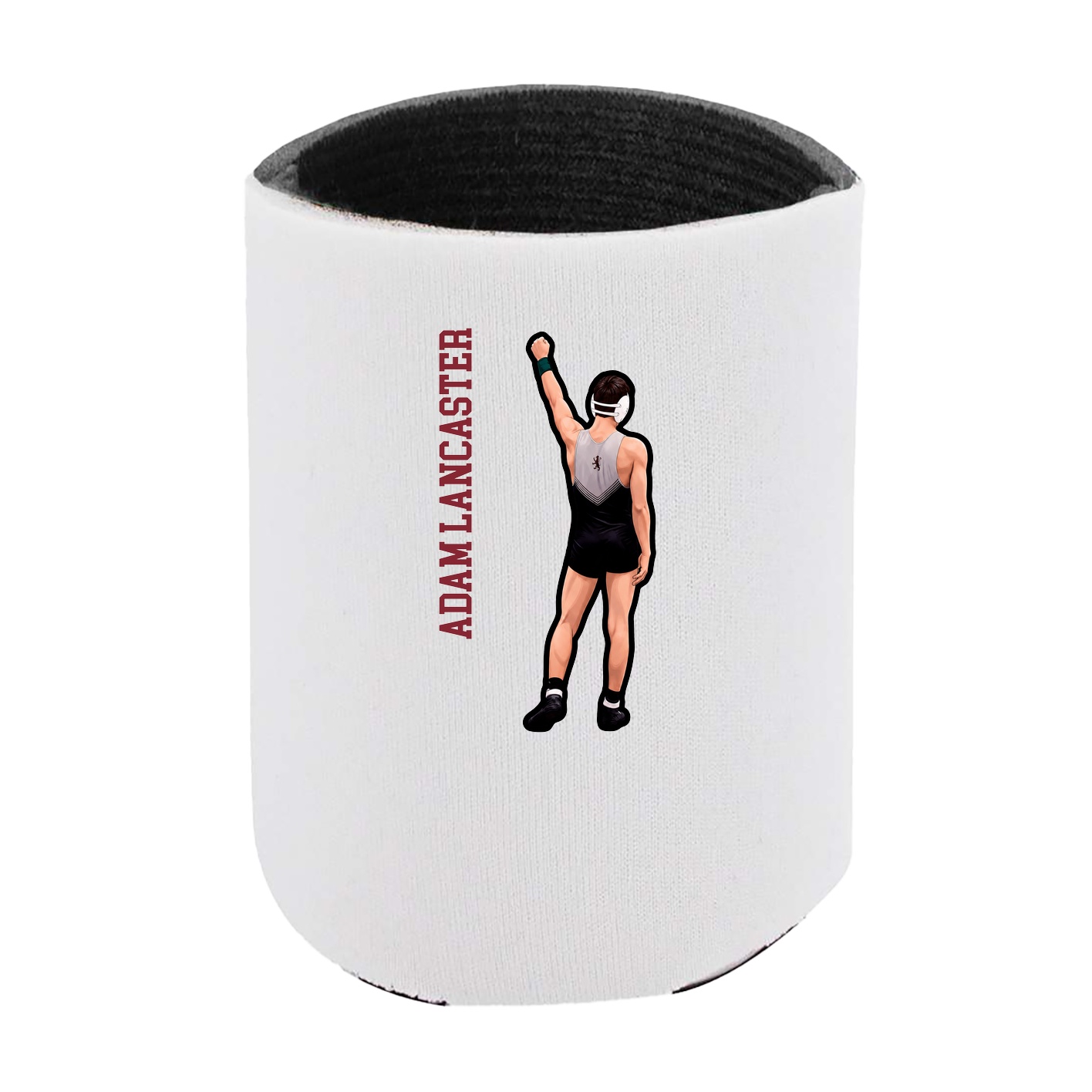 Can Holder — Name Vertical in White