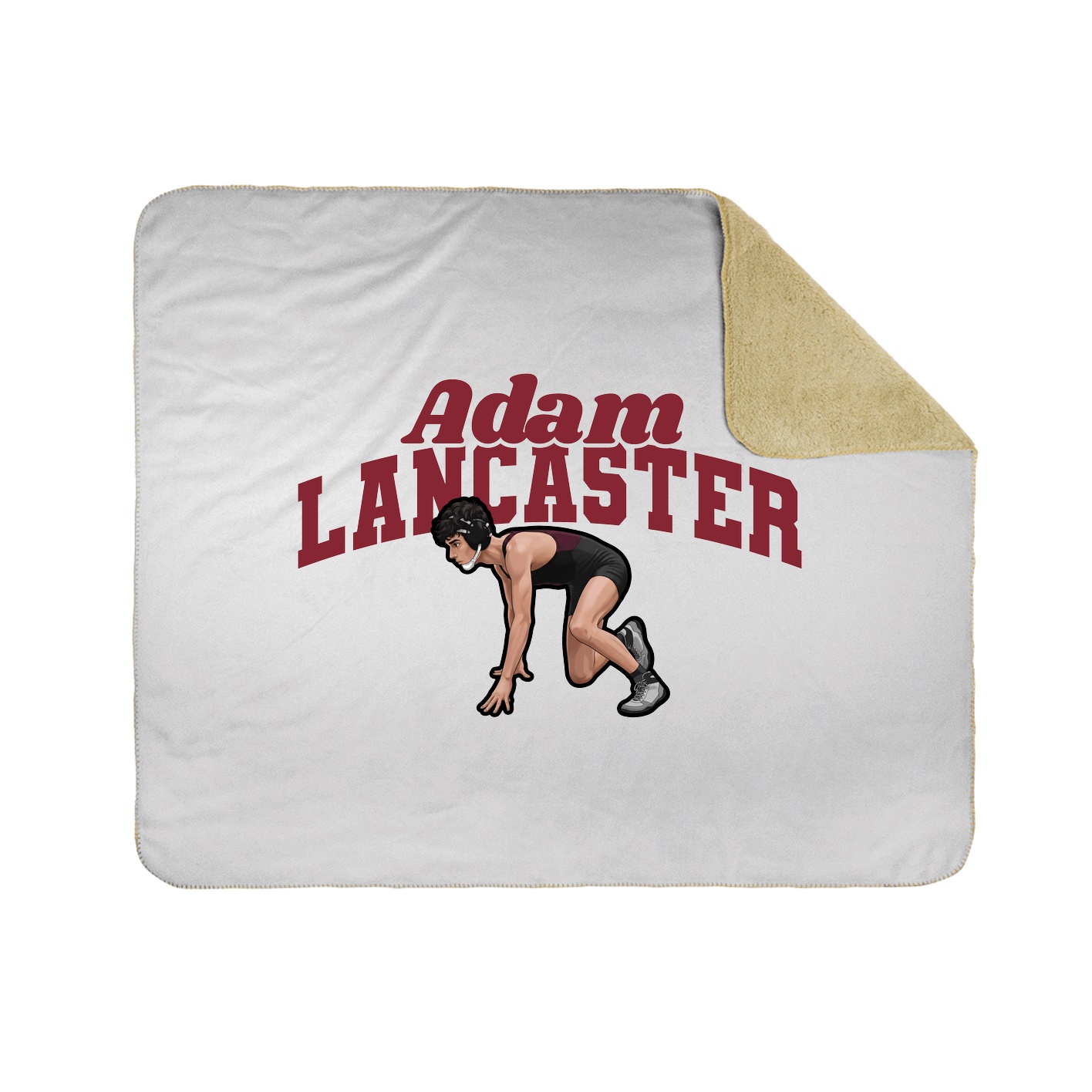Throw Blanket — Signature Arch in White