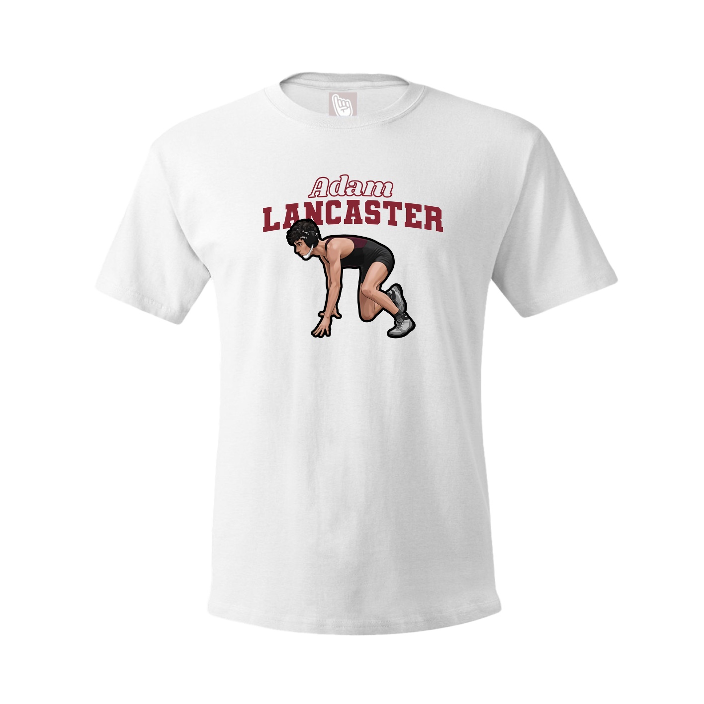 Tee — Name Arch in White