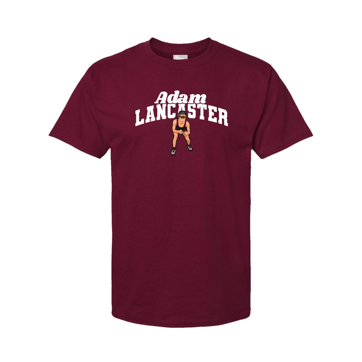 Tee — Signature Arch in Cardinal