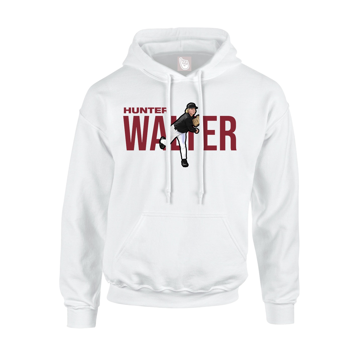 Hoodie — Player Name in White