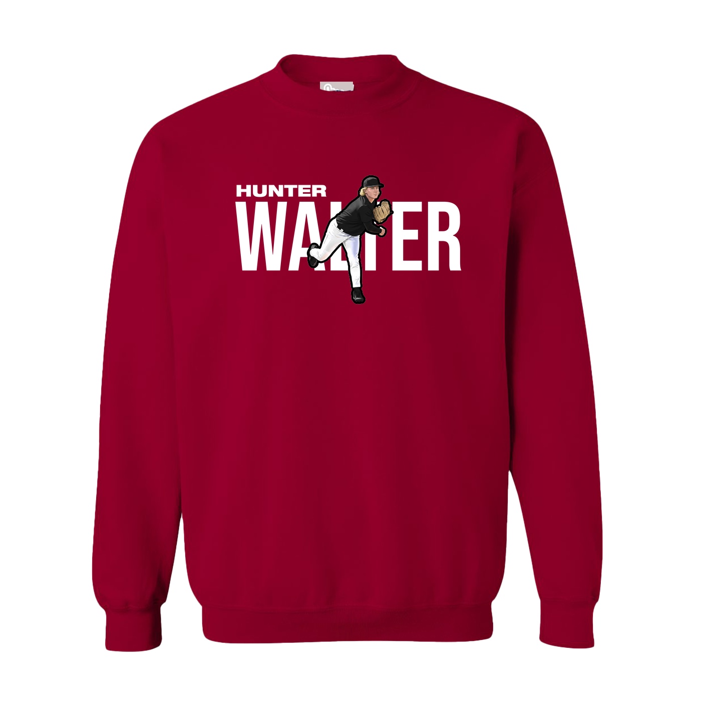 Fleece Crew — Player Name in Cardinal