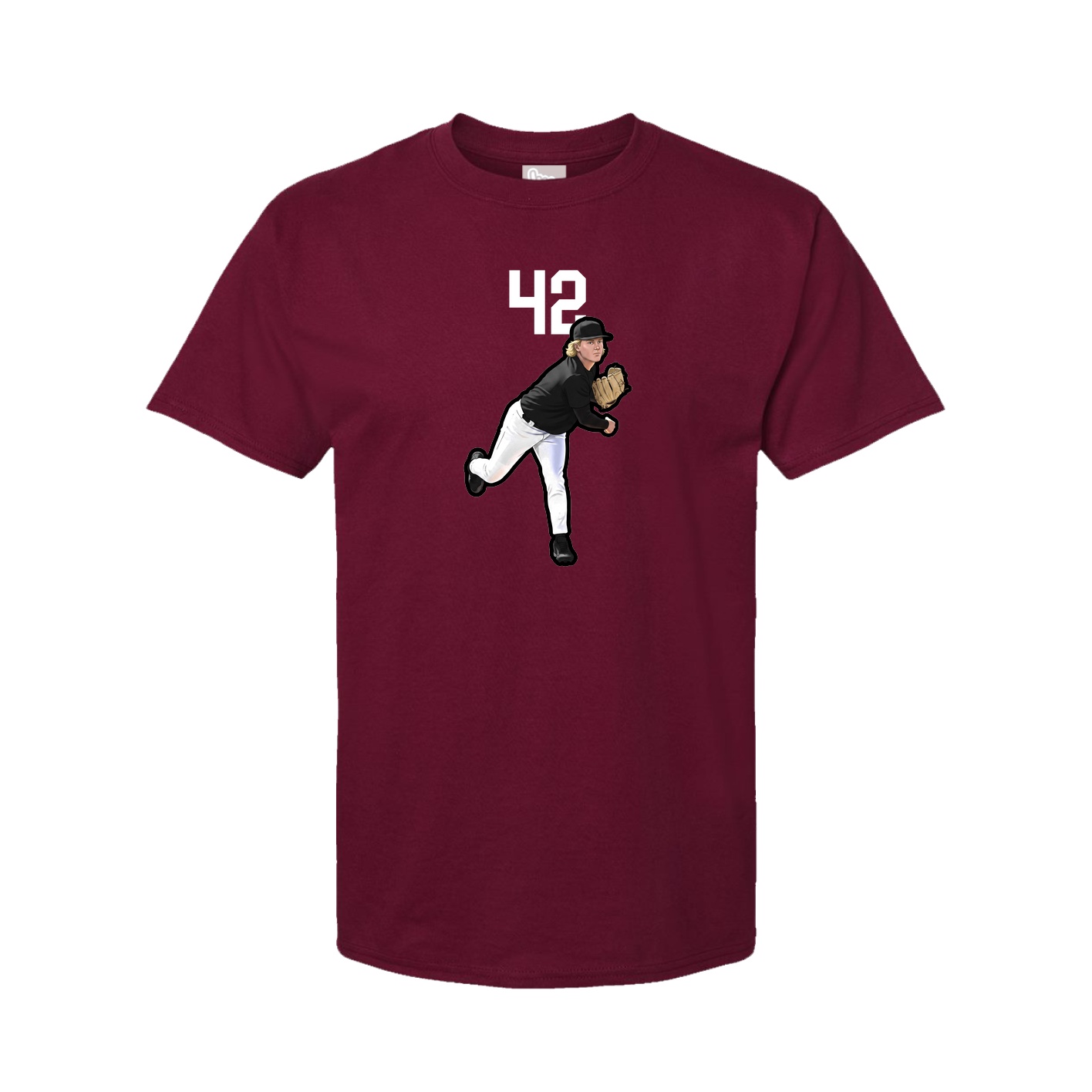 Tee — Number Top in Cardinal