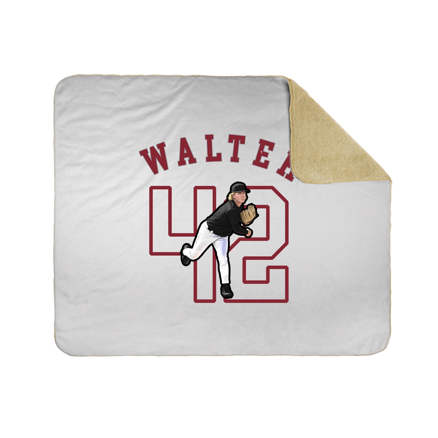 Throw Blanket — Shirsey Arch in White