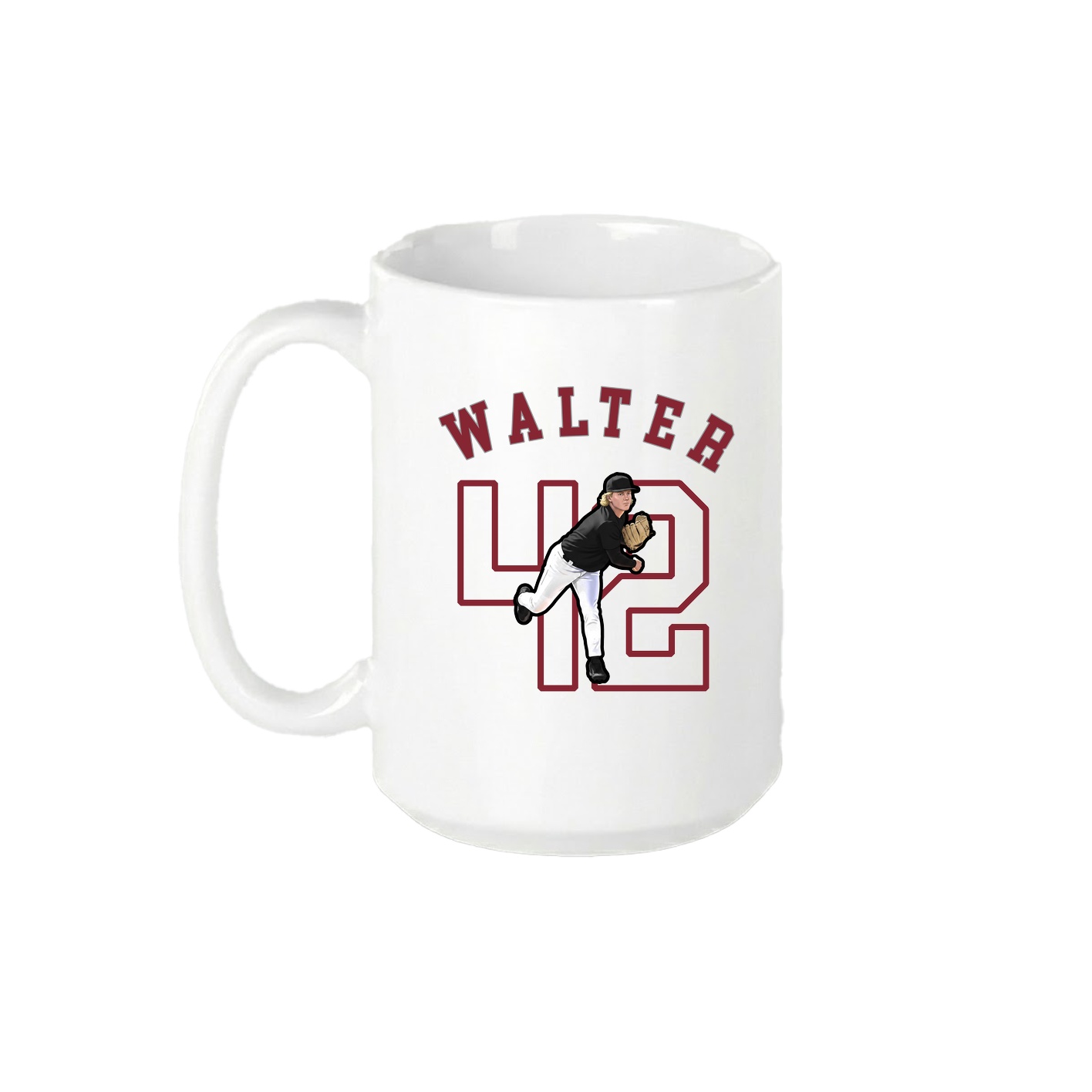 15oz Coffee Mug — Shirsey Arch in White