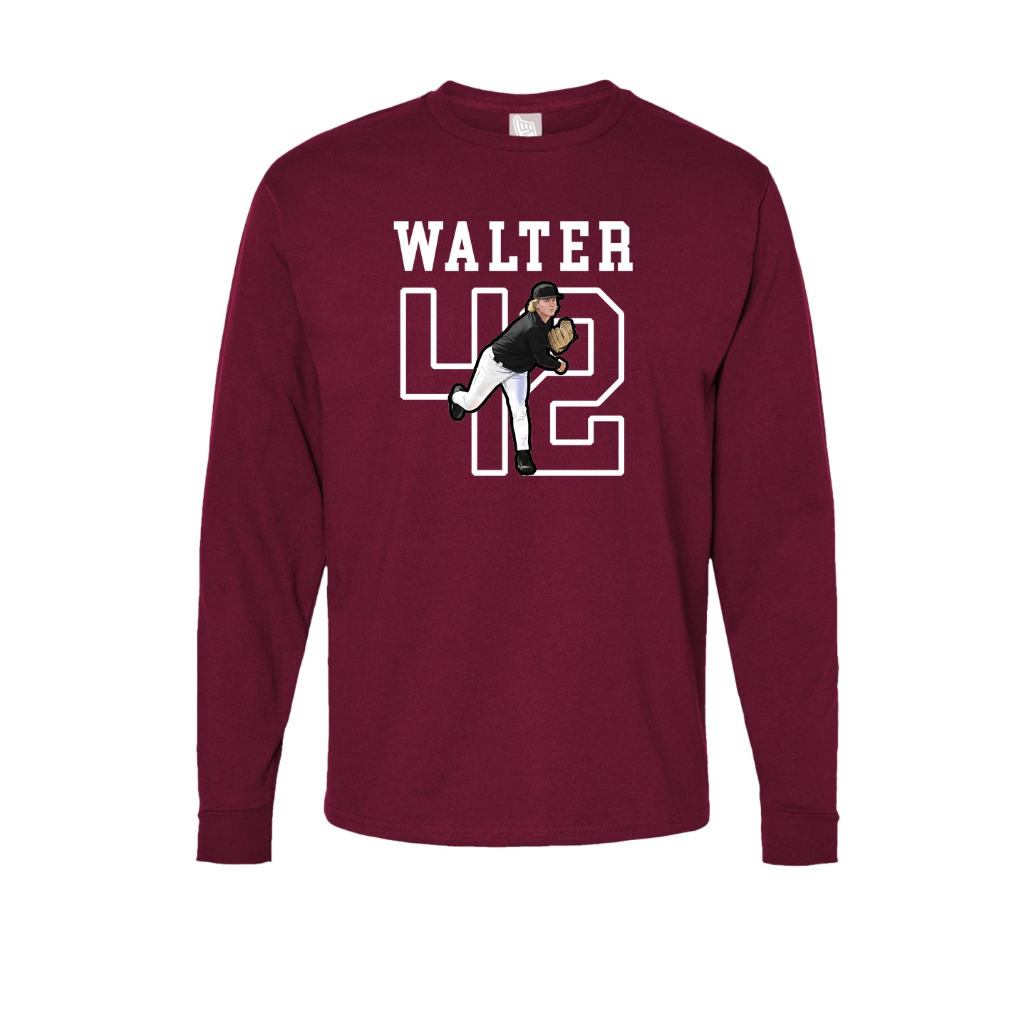 Long Sleeve Tee — Shirsey in Cardinal