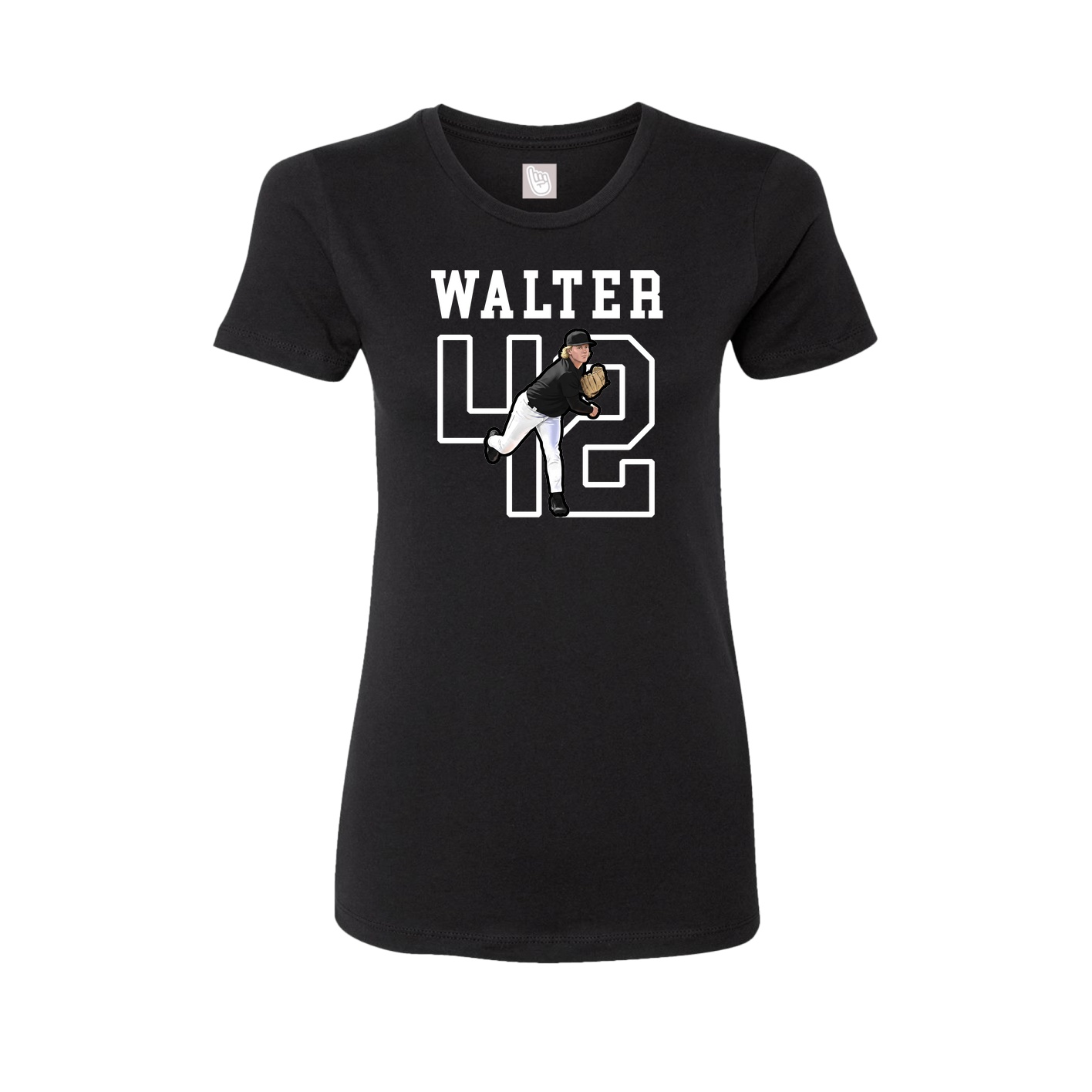 Fitted Women's Tee — Shirsey in Black