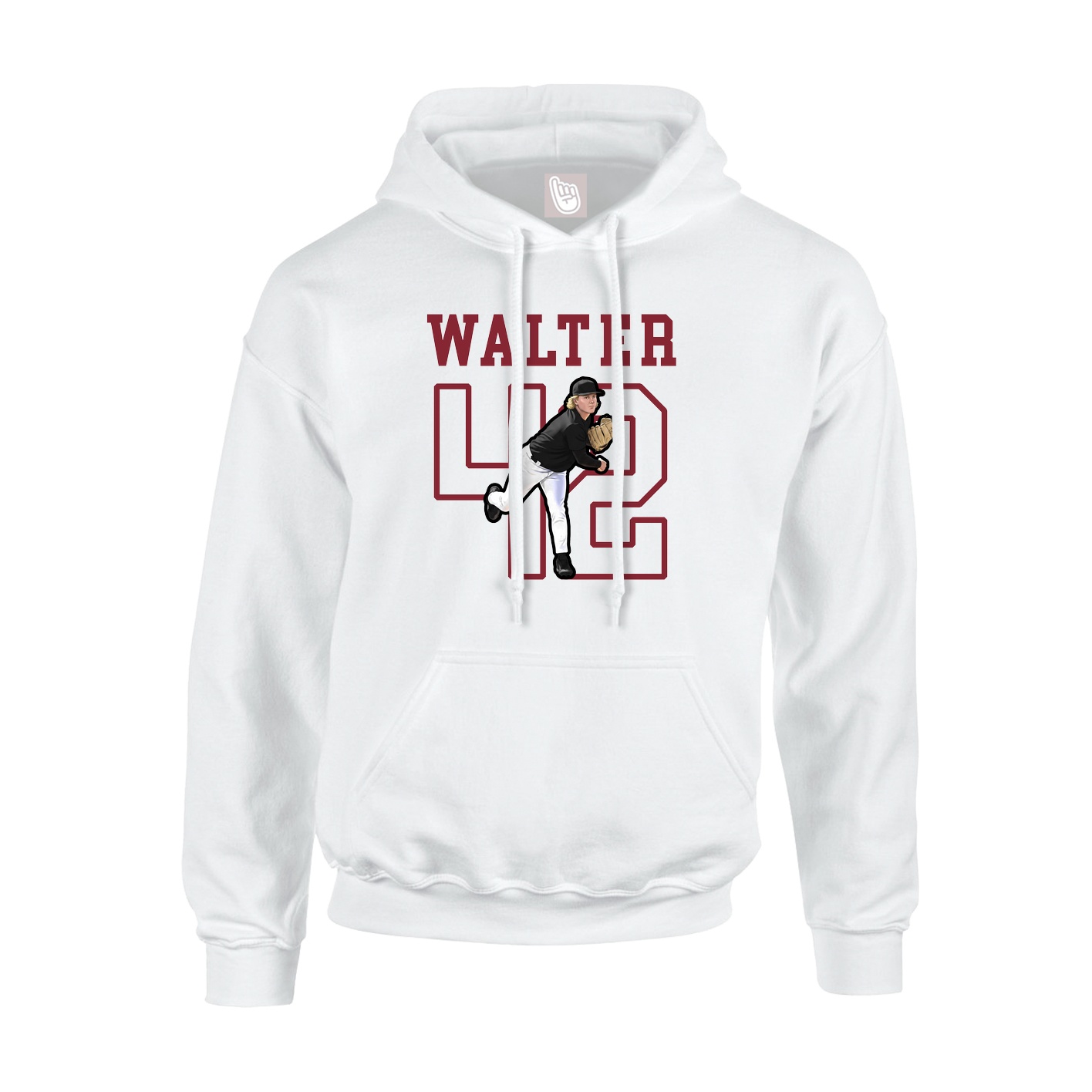 Youth Hoodie — Shirsey in White
