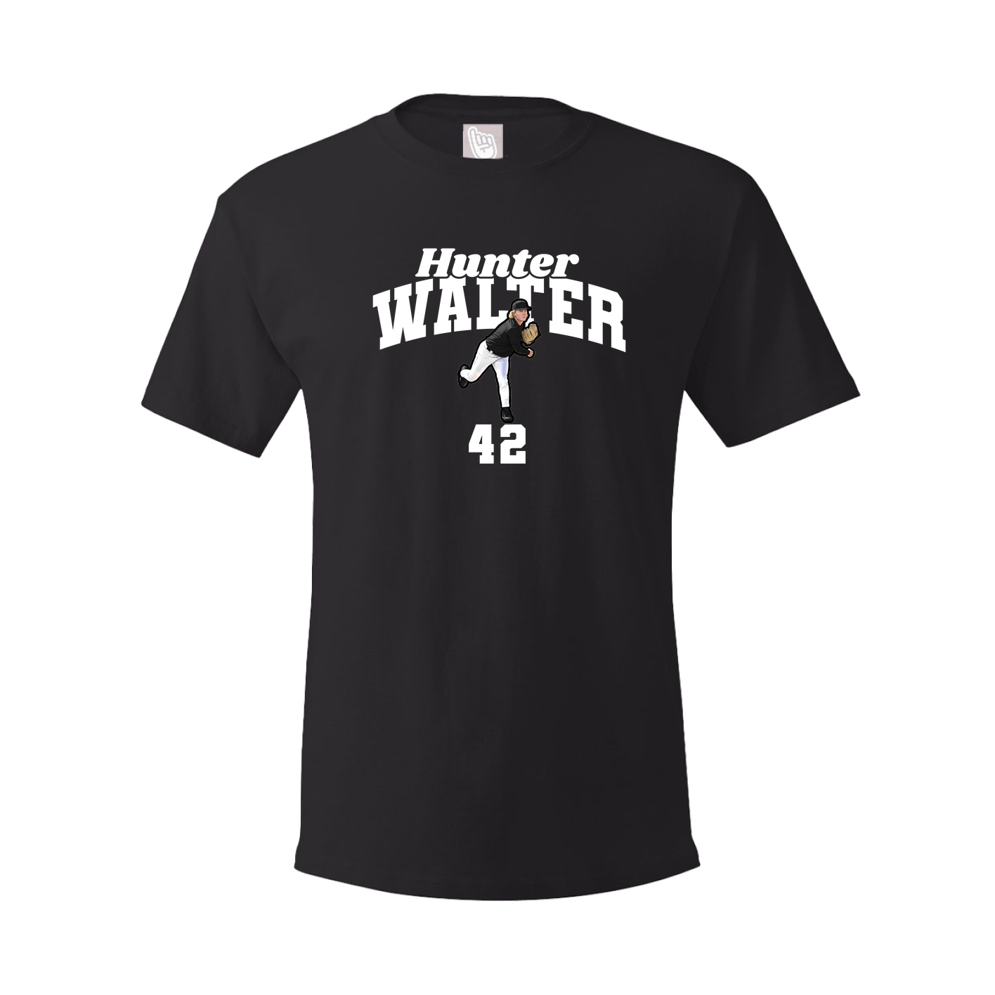Youth Tee — Signature Arch in Black