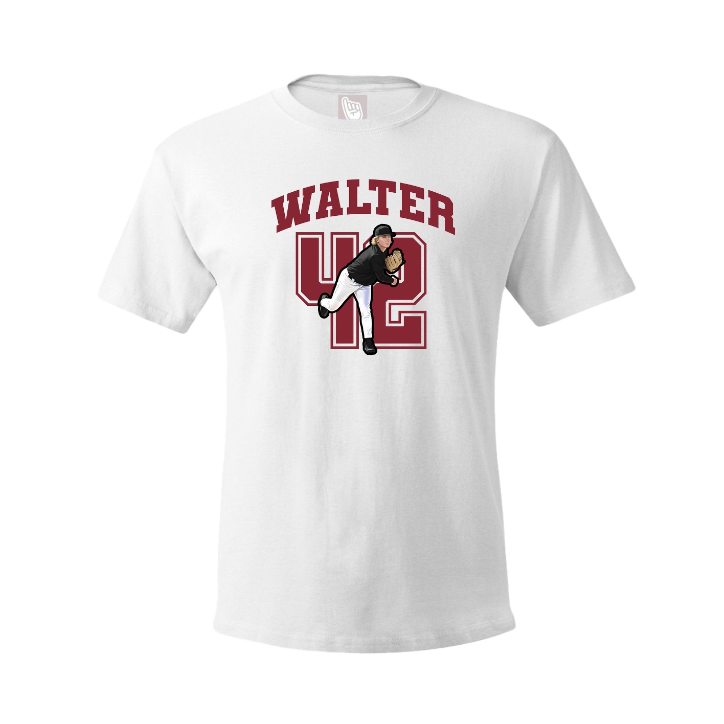 Tee — Number in White