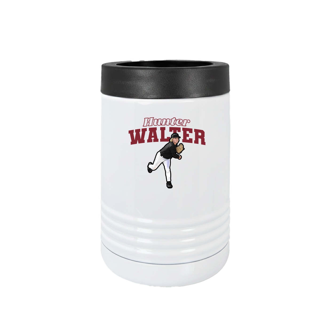 Beverage Holder — Name Arch in White