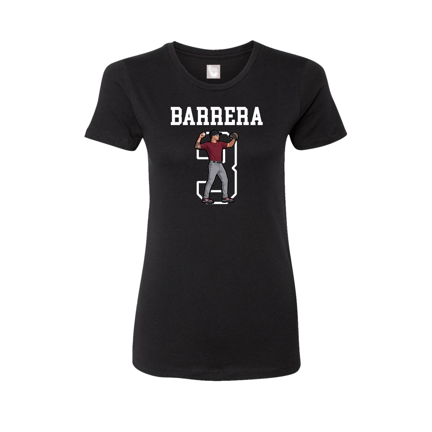 Fitted Women's Tee — Shirsey in Black