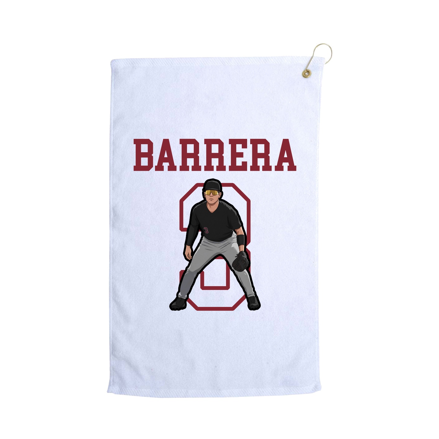 Golf Towel — Shirsey in White