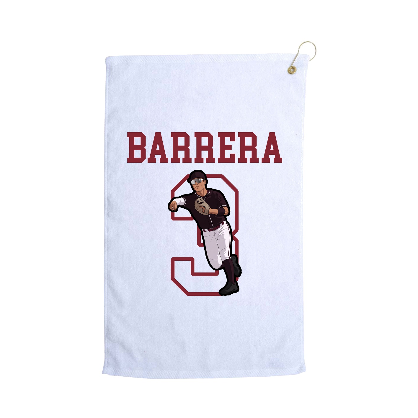 Golf Towel — Shirsey in White