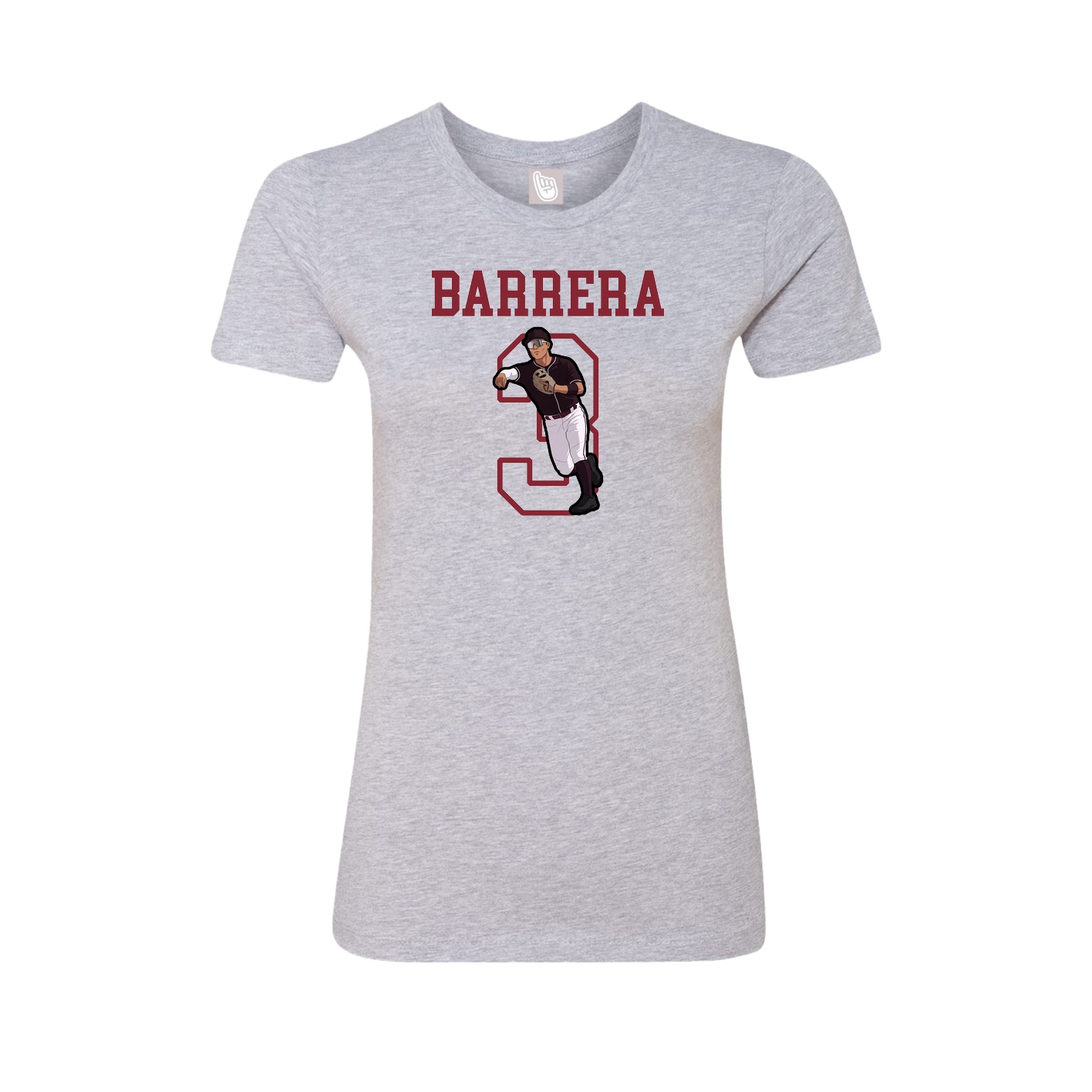 Fitted Women's Tee — Shirsey in Grey