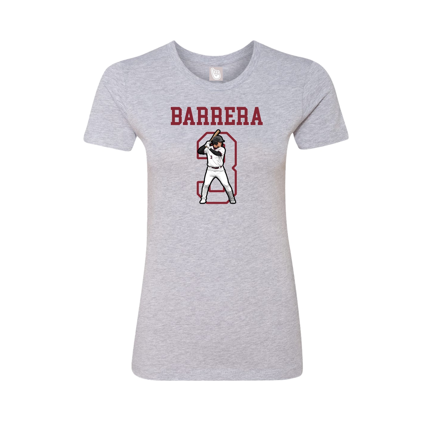 Fitted Women's Tee — Shirsey in Grey