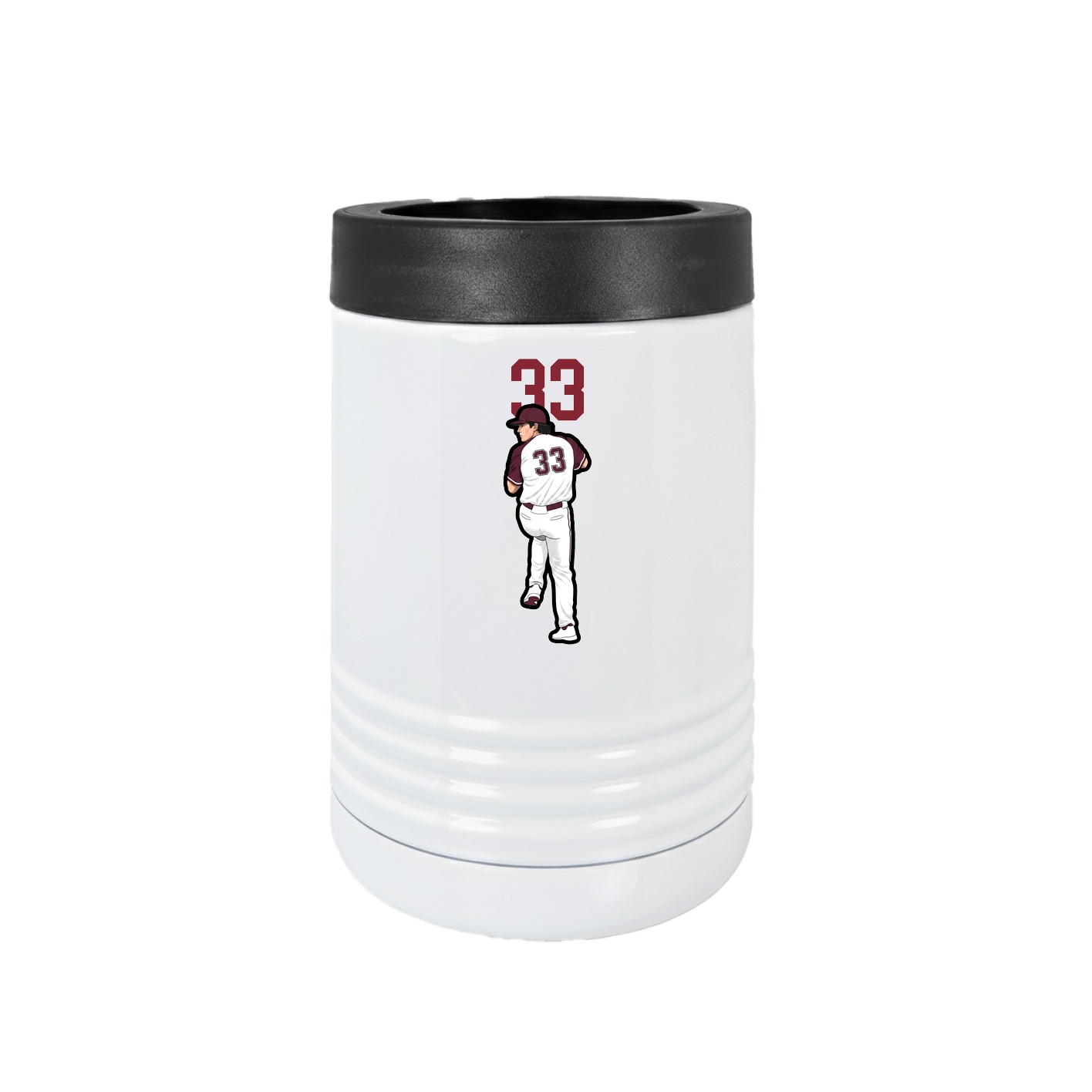 Beverage Holder — Number Top in White