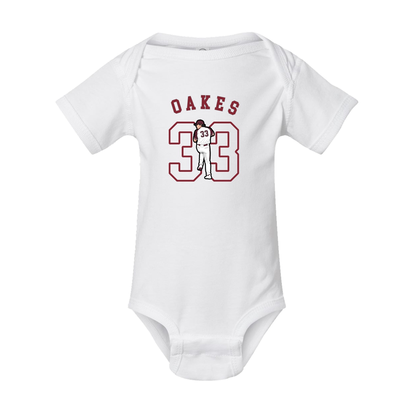 Baby Onesie — Shirsey Arch in White
