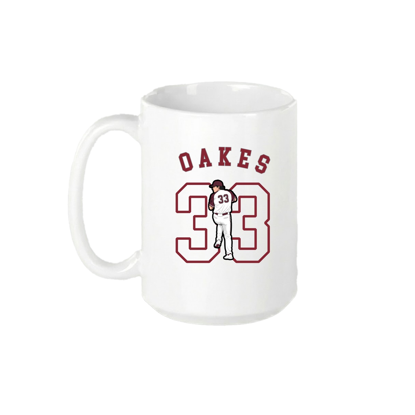 15oz Coffee Mug — Shirsey Arch in White