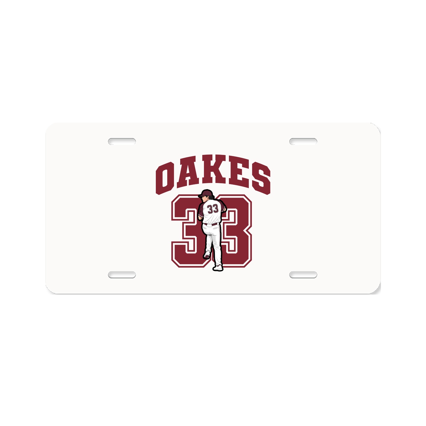 License Plate — Number in Classic