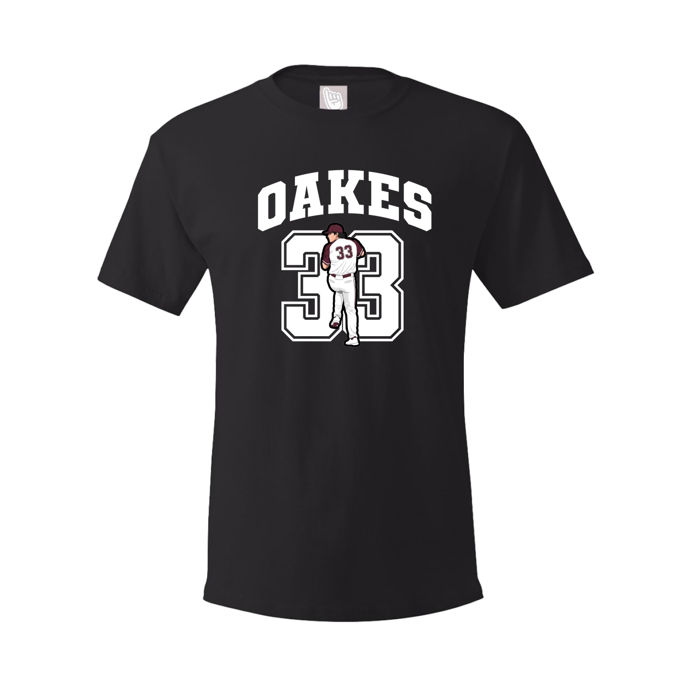 Youth Tee — Number in Black