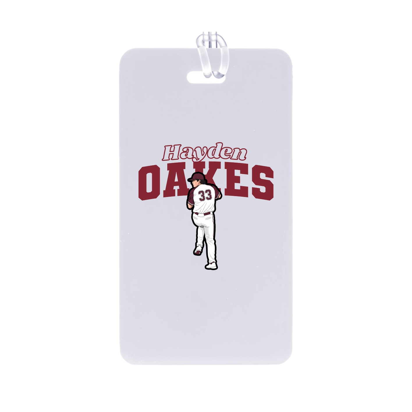 Bag Tag — Name Arch in Classic