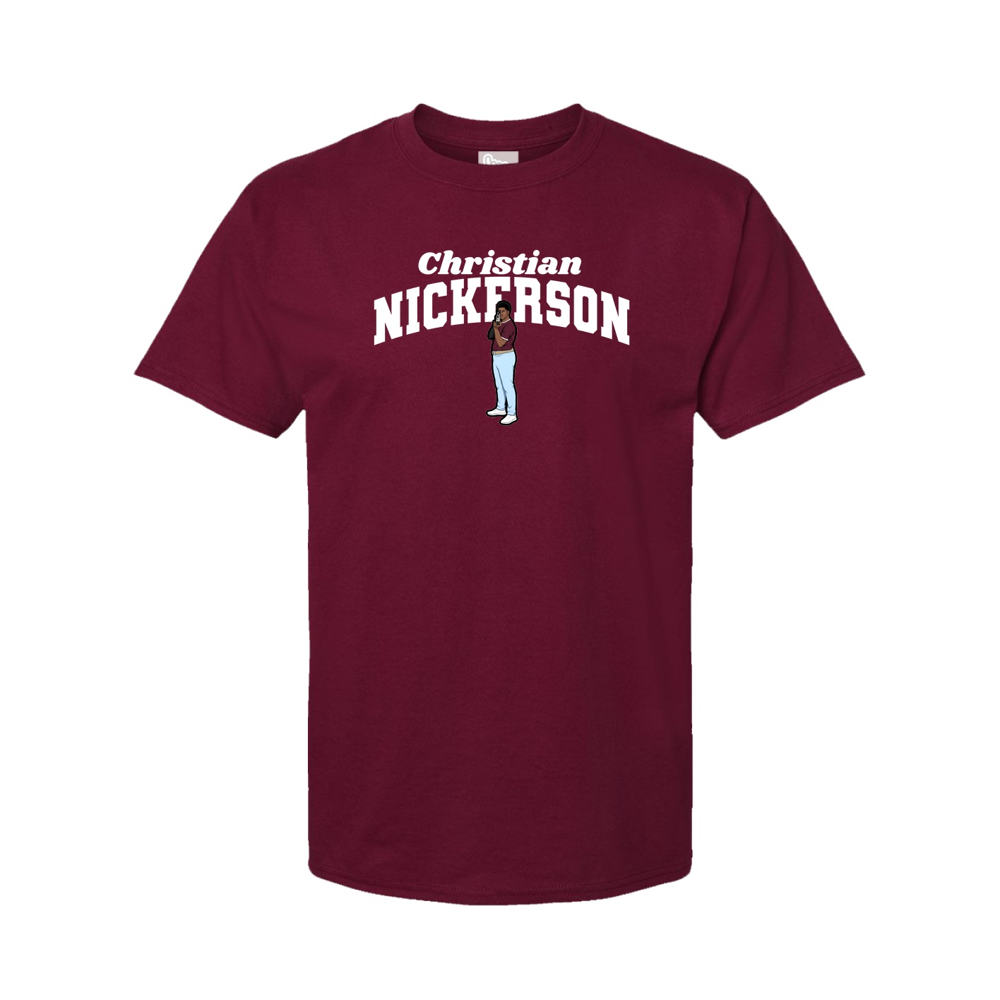 Youth Tee — Signature Arch in Cardinal