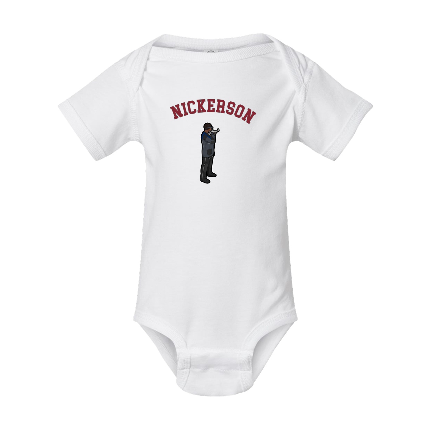 Baby Onesie — Shirsey Arch in White
