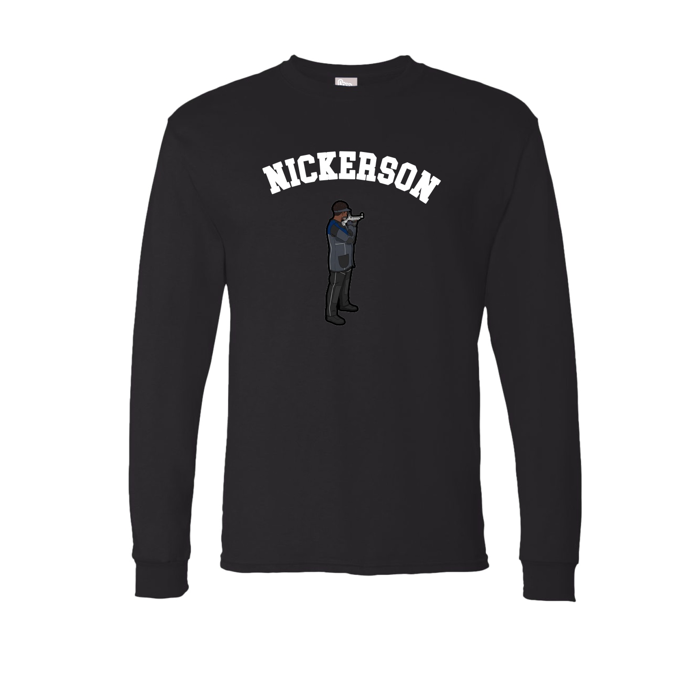Long Sleeve Tee — Shirsey Arch in Black