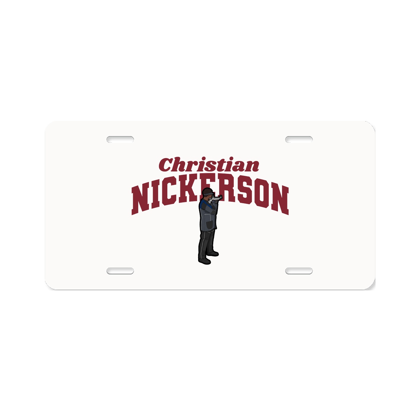 License Plate — Signature Arch in Classic