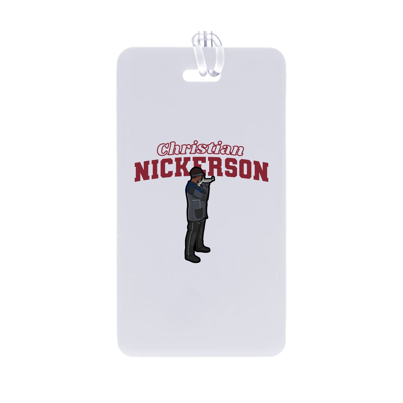 Bag Tag — Name Arch in Classic