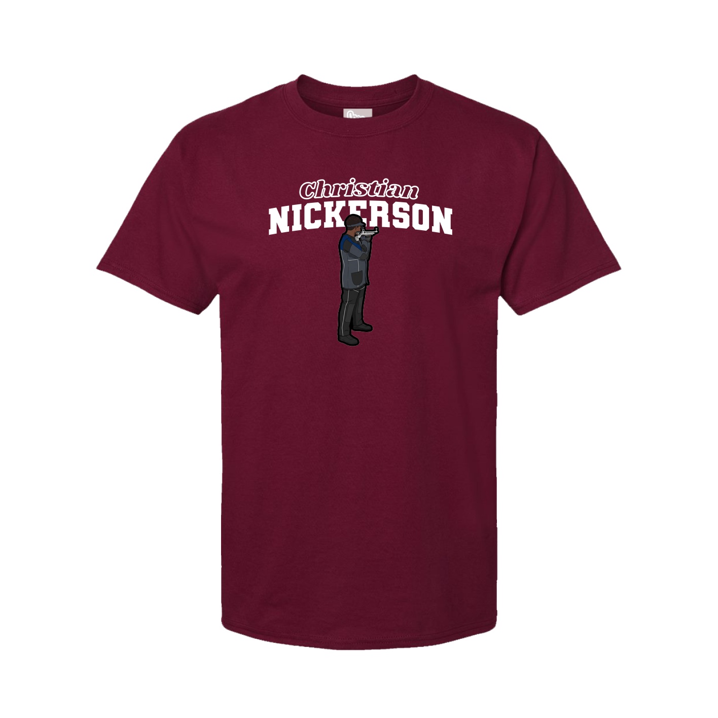 Tee — Name Arch in Cardinal
