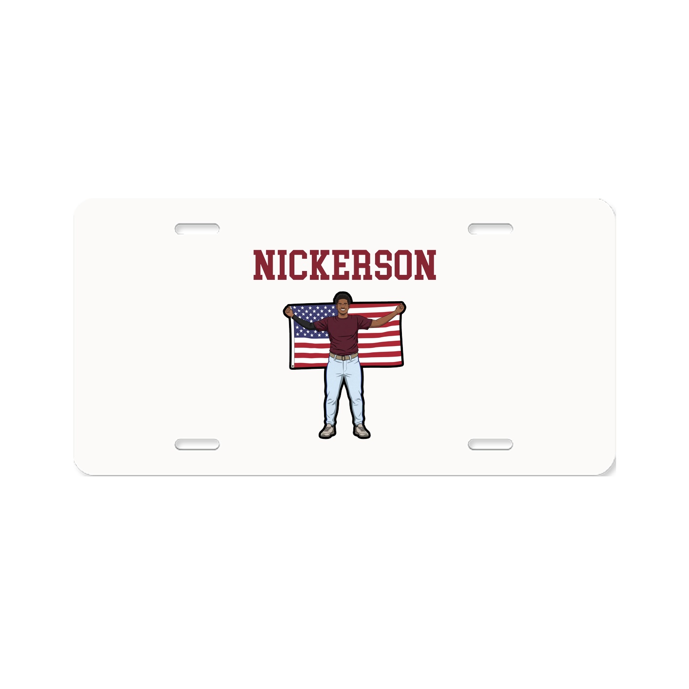 License Plate — Shirsey in Classic