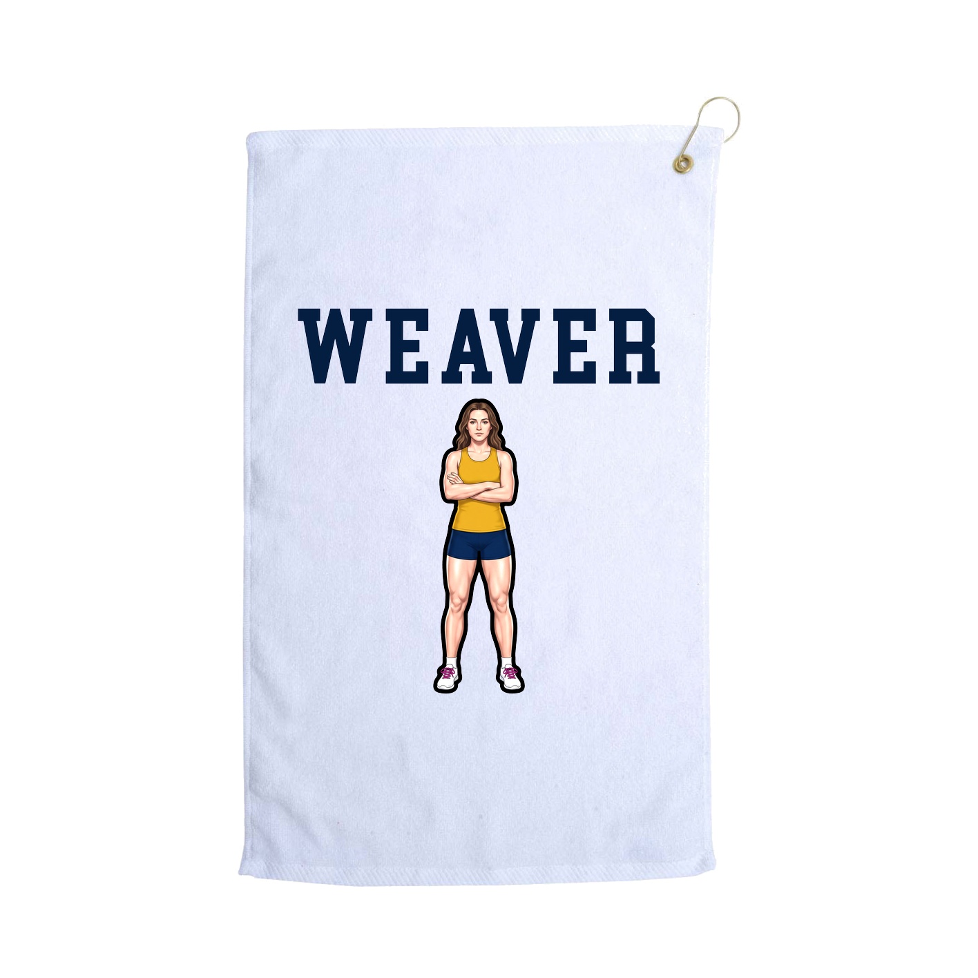 Golf Towel — Shirsey in White