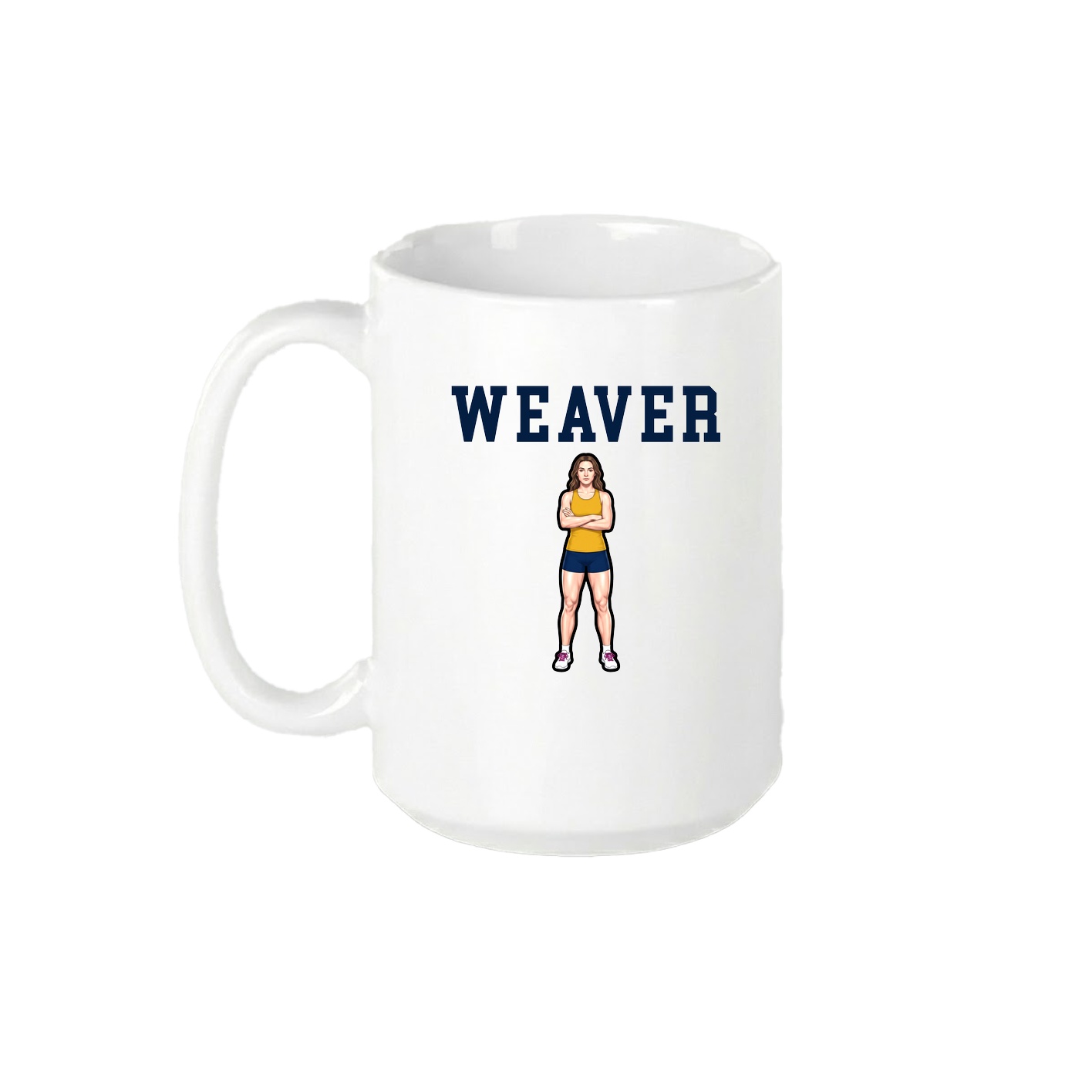 15oz Coffee Mug — Shirsey in White