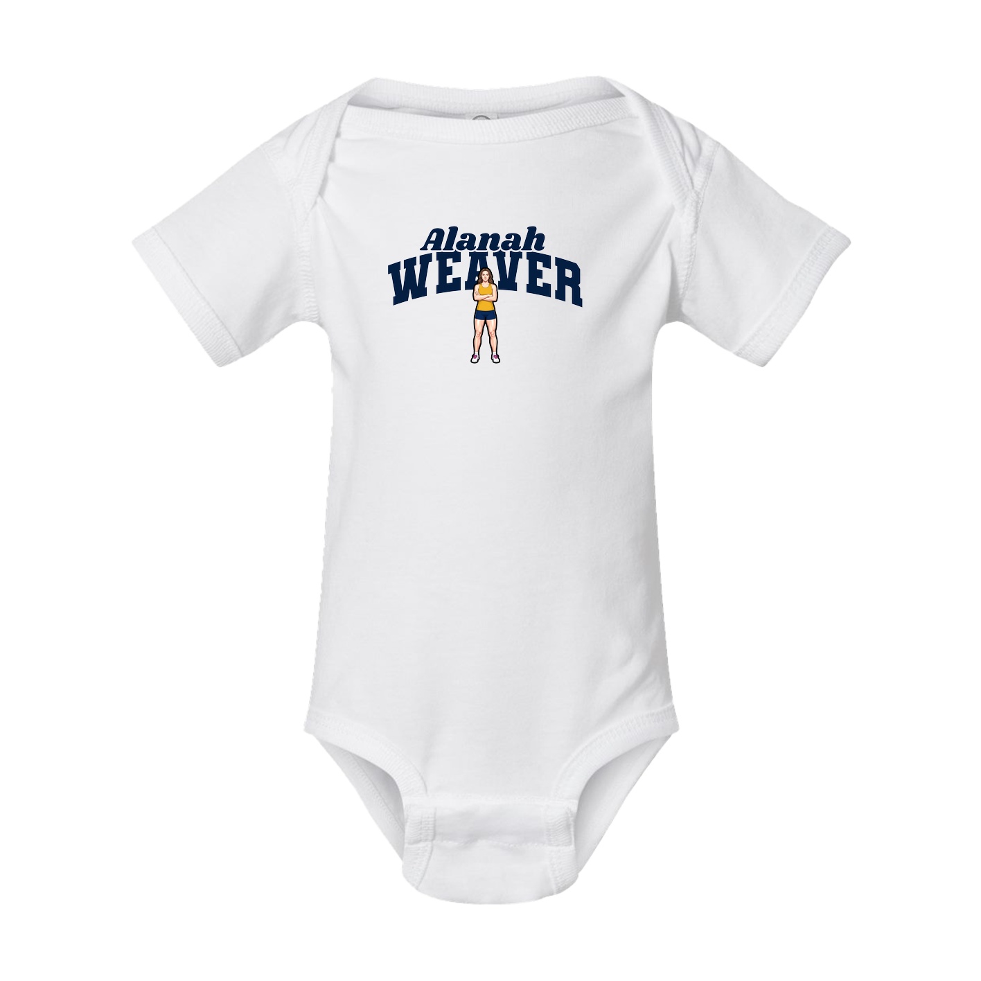 Baby Onesie — Signature Arch in White